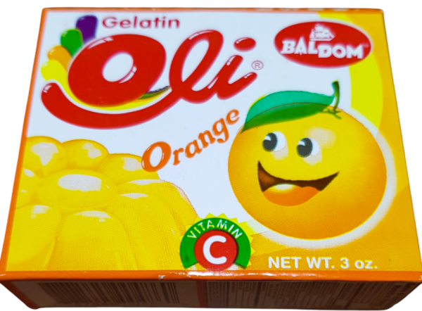 Gelatina  Sabor a Naranja OLI 85g